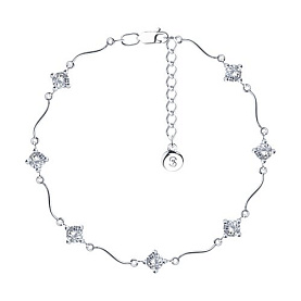 Браслет SOKOLOV - Серебро 925, Фианит (арт. 94050139)