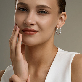 Серьги SOKOLOV - Серебро 925, Фианит (арт. 94027363)