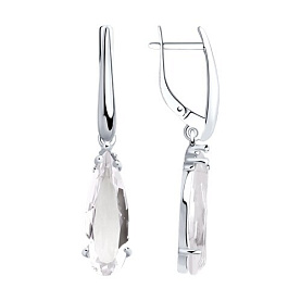 Серьги SOKOLOV - Серебро 925, Горный хрусталь (арт. 92021960)