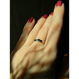 Кольцо Галатея - Серебро 925, Фианит (арт. 2872.2)