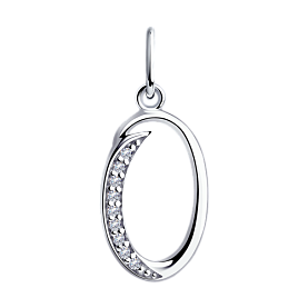 Подвеска Diamant - Серебро 925, Фианит (арт. 94-130-01145-1)