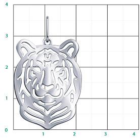 Подвеска Атолл - Серебро 925 (арт. 50252-925)