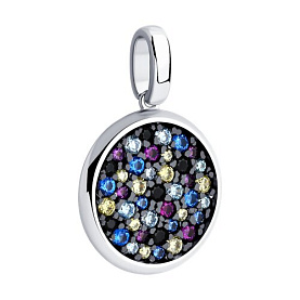 Подвеска SOKOLOV - Серебро 925, Фианит (арт. 94033108)