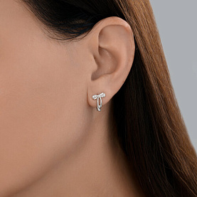 Серьги Diamant - Серебро 925, Эмаль (арт. 94-120-02296-1)