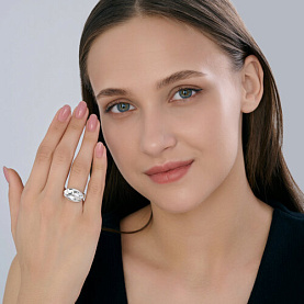 Кольцо Diamant - Серебро 925 (арт. 94-110-00112-1)