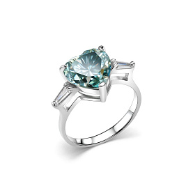 Кольцо Дар - Серебро 925, Синтетический муассанит, Фианит (арт. К-3751рс1613900)