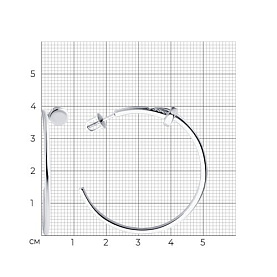 Серьги Diamant - Серебро 925 (арт. 94-122-02009-1)