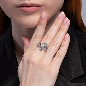 Кольцо SOKOLOV - Серебро 925, Фианит (арт. 94014073)