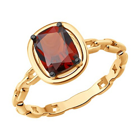 Кольцо SOKOLOV - Серебро 925, Гранат (арт. 92014877)