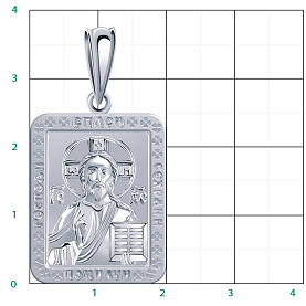 Подвеска Атолл - Серебро 925 (арт. 3396-925)