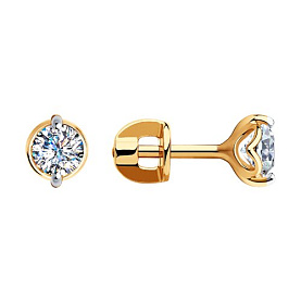 Серьги SOKOLOV - Золото 375, Фианит (арт. 31-122-00692-1)