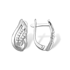 Серьги EFREMOV - Серебро 925, Фианит (арт. 1210019704-501)