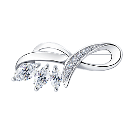 Брошь Diamant - Серебро 925, Фианит (арт. 94-140-00614-1)