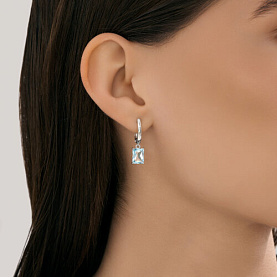Серьги SOKOLOV - Серебро 925, Топаз (арт. 92023187)
