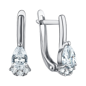 Серьги Talant - Серебро 925, Фианит (арт. 10-72-0001-11807)