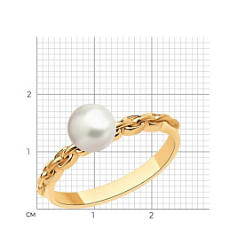 Кольцо Diamant - Серебро 925, Жемчуг культивированный (арт. 93-310-01495-1)