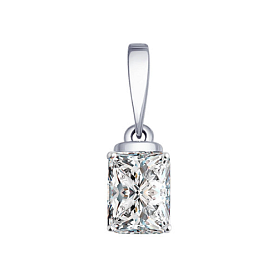 Подвеска SOKOLOV - Серебро 925, Фианит (арт. 94031755)