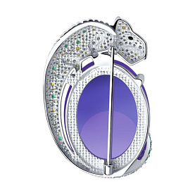 Брошь SOKOLOV - Серебро 925, Кварц, Фианит (арт. 83040030)