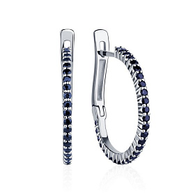 Серьги Platinum Lab. - Платина 950 (арт. ПС-022С-00)