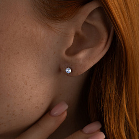 Серьги SOKOLOV - Серебро 925, Фианит (арт. 94023123)