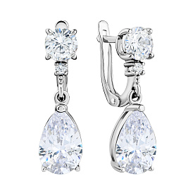 Серьги Talant - Серебро 925, Фианит (арт. 14-72-0001-14086)