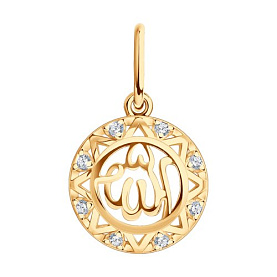 Подвеска SOKOLOV - Серебро 925, Фианит (арт. 93030175)