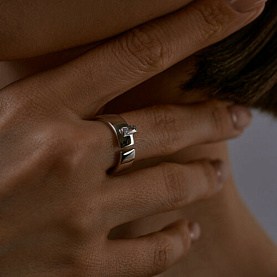 Кольцо SOKOLOV - Серебро 925, Фианит (арт. 94013273)