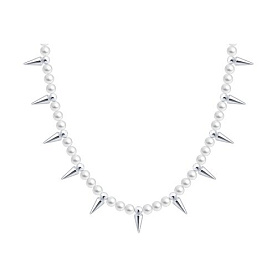 Колье SOKOLOV - Серебро 925, Жемчуг имитация (арт. 94071430)