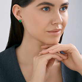 Серьги SOKOLOV - Серебро 925, Фианит (арт. 94027171-91)