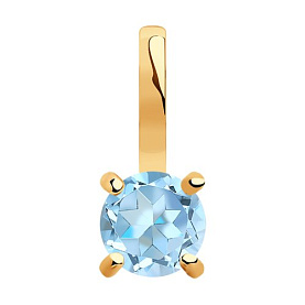 Подвеска SOKOLOV - Золото 585, Топаз (арт. 732169)