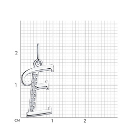 Подвеска SOKOLOV - Серебро 925, Фианит (арт. 94031367)