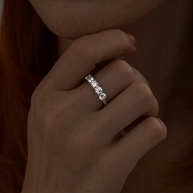 Кольцо SOKOLOV - Серебро 925, Фианит (арт. 94013545)
