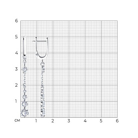 Серьги SOKOLOV - Золото 585, Фианит (арт. 022954)