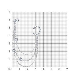 Серьга SOKOLOV - Серебро 925, Фианит (арт. 94170238)