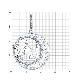 Подвеска SOKOLOV - Серебро 925, Фианит (арт. 94031221)