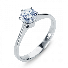 Кольцо Platinum Lab. - Платина 950, Бриллиант (арт. ПК-089-02)