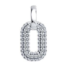 Подвеска SOKOLOV - Серебро 925, Фианит (арт. 94033388)