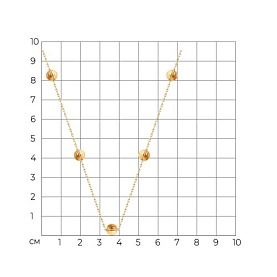 Колье SOKOLOV - Золото 375 (арт. 31-170-01180-1)