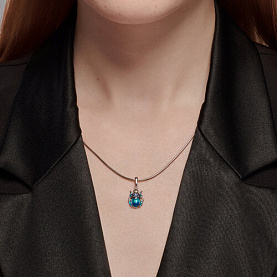 Подвеска SOKOLOV - Серебро 925, Фианит, Эмаль (арт. 94033190)