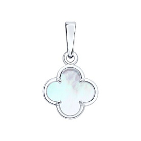 Подвеска SOKOLOV - Серебро 925, Перламутр (арт. 83030351)