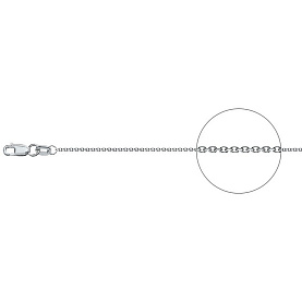 Цепочка Красцветмет - Серебро 925 (арт. НЦ22-053-3#0.35)