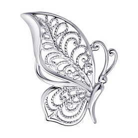 Брошь Diamant - Серебро 925 (арт. 94-140-00727-1)