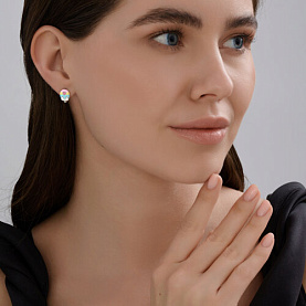 Серьги Diamant - Серебро 925, Эмаль (арт. 94-120-02193-1)