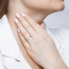 Кольцо SOKOLOV - Серебро 925, Фианит (арт. 94012011)