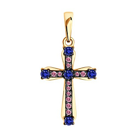 Подвеска SOKOLOV - Серебро 925, Сапфир (арт. 62030011)