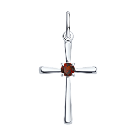 Подвеска SOKOLOV - Серебро 925, Гранат (арт. 92030719)