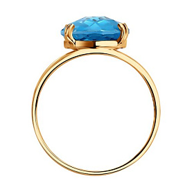 Кольцо SOKOLOV - Золото 585, Топаз (арт. 717139)