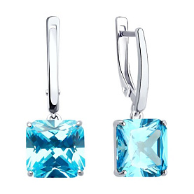 Серьги SOKOLOV - Серебро 925, Фианит (арт. 94026755)