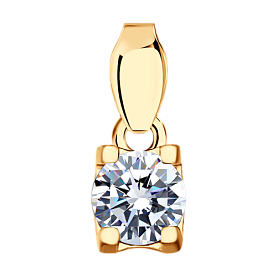 Подвеска SOKOLOV - Серебро 925, Фианит (арт. 93030229)