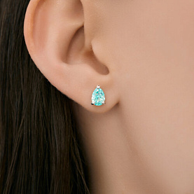 Серьги SOKOLOV - Серебро 925, Фианит (арт. 94027151-91)